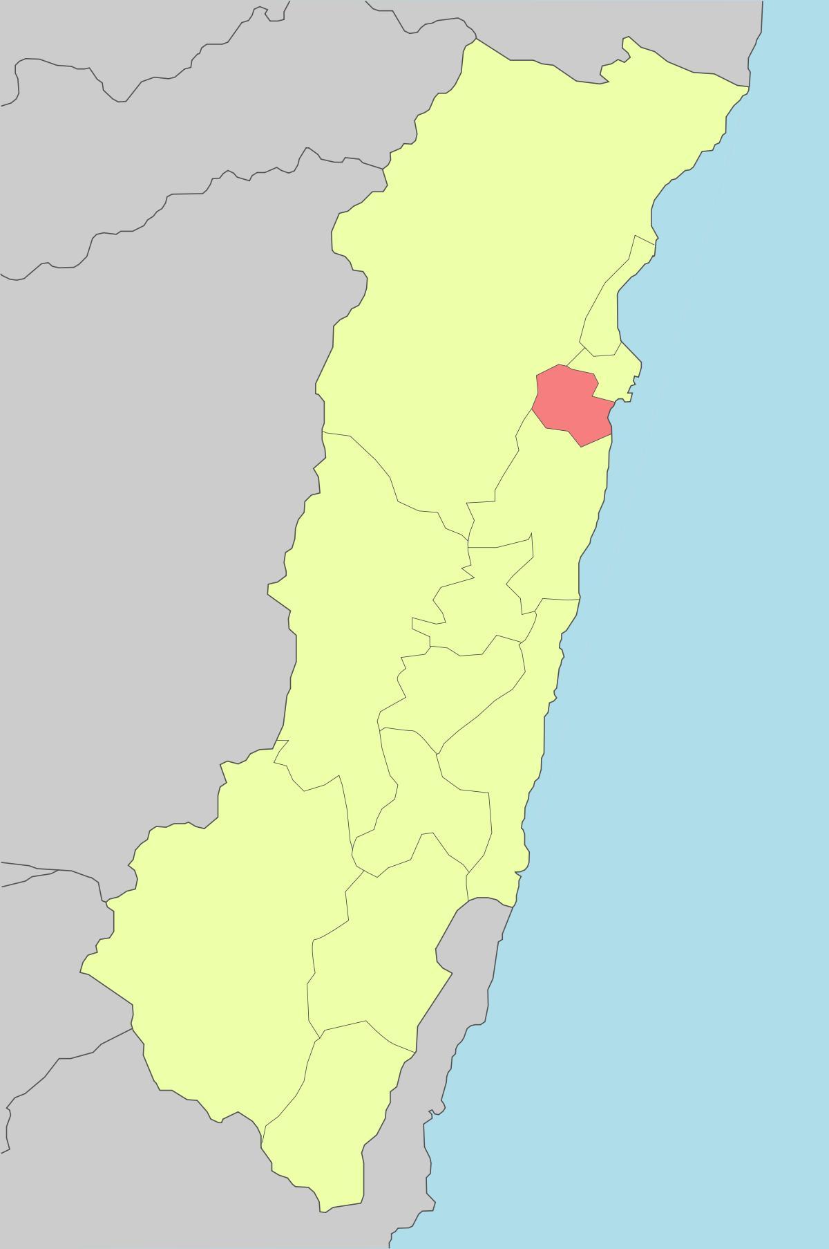 Mapa ng hualien Taiwan