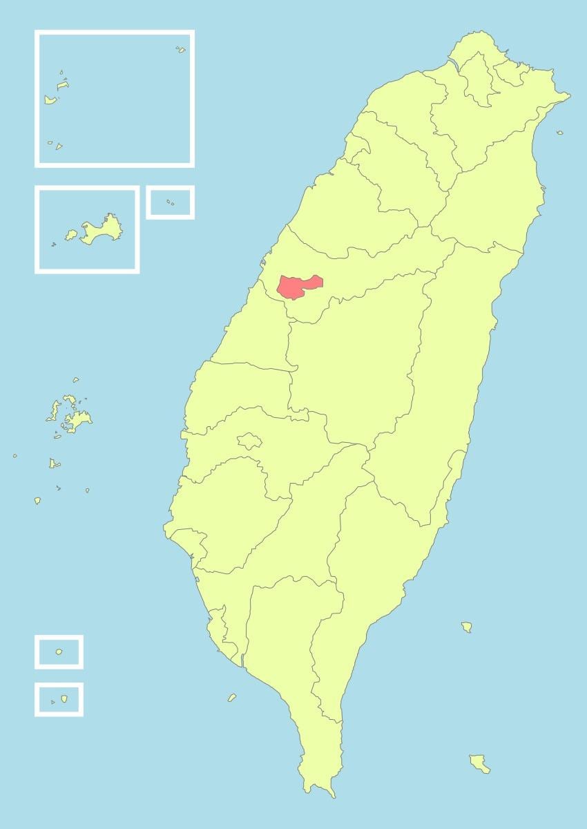Mapa ng taichung Taiwan