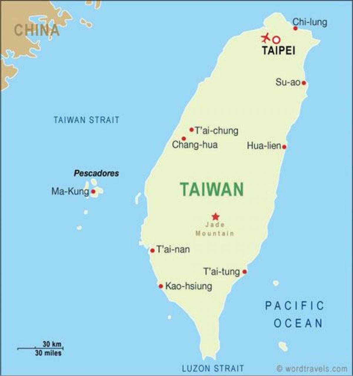 Sa Taiwan taoyuan international airport mapa