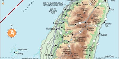 Mapa ng kenting Taiwan