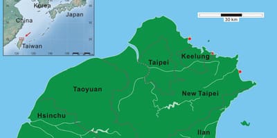 Northern Taiwan mapa