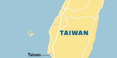 Taiwan tainan mapa