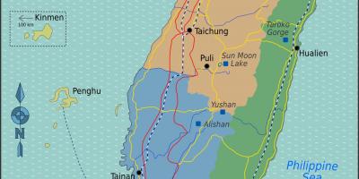 Taipei Taiwan mapa ng lokasyon