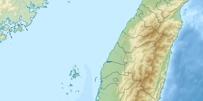 Mapa ng Taiwan elevation