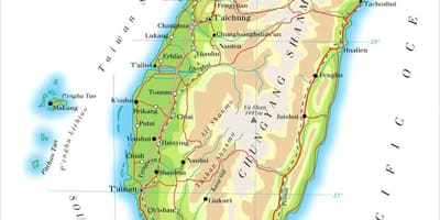 Mapa ng ilog sa Taiwan