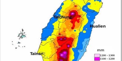 Mapa ng klima sa Taiwan