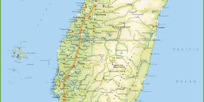 Mapa ng Taiwan offline