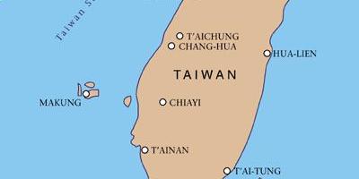 Taiwan international airport mapa