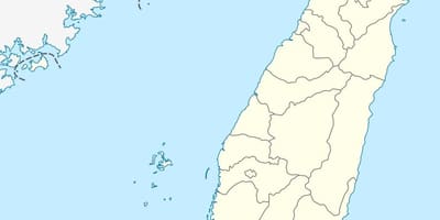 Mapa ng Taiwan vector